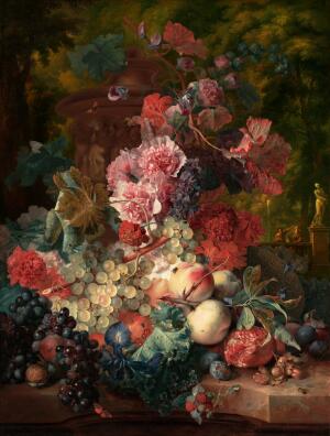 Fruit Piece by Jan van Huysum